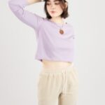 Santa cruz "santa cruz classic dot front emb longsleeve t-shirt violet"