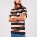 Welcome "welcome thelema stripe yarn-dyed t-shirt vert"