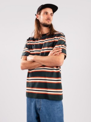 Welcome "welcome thelema stripe yarn-dyed t-shirt vert"