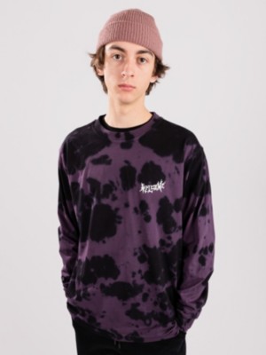 Welcome "welcome inkblot tie-dyed long sleeve t-shirt violet"