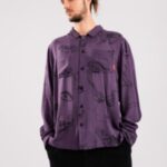 Welcome "welcome ephemera 2 rayon shirt violet"