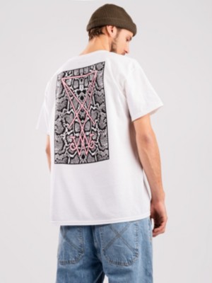 Welcome "welcome symbol garment dyed t-shirt blanc"