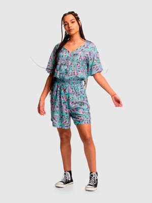 Quiksilver "quiksilver x stranger things lenora woven overall à motifs"