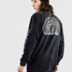 Santa cruz "santa cruz bt kendall wolf long sleeve t-shirt tiedye"