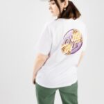 Santa cruz "santa cruz intro dot t-shirt blanc"