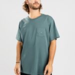 Rhythm "rhythm embroidered pocket t-shirt bleu"