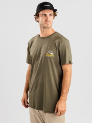 Quiksilver "quiksilver tribal fuzz t-shirt vert"