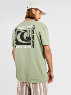 Quiksilver "quiksilver wavy minds t-shirt vert"