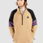 Quiksilver "quiksilver powder chaser fleece sweater marron"