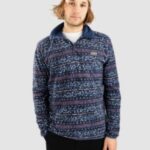 Quiksilver "quiksilver aker half zip sweater violet"
