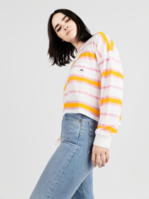 Quiksilver "quiksilver high heritage long sleeve t-shirt blanc"