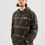 Hurley "hurley modern surf poncho sherpa hoodie noir"