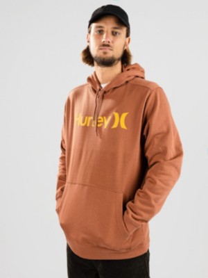 Hurley "hurley one & only solid summer hoodie rouge"