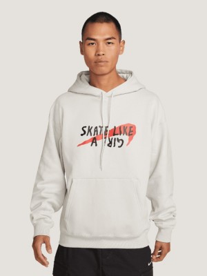 Nike "nike sb skate like a girl 1 hoodie blanc"