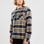 Brixton "brixton bowery flannel shirt à motifs"