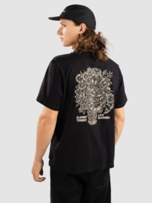Element "element bouquet t-shirt noir"