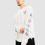 Rvca "rvca dmote gang long sleeve t-shirt blanc"