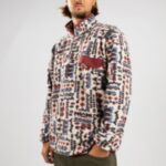 Patagonia "patagonia lw synch snap-t p/o hoodie marron"