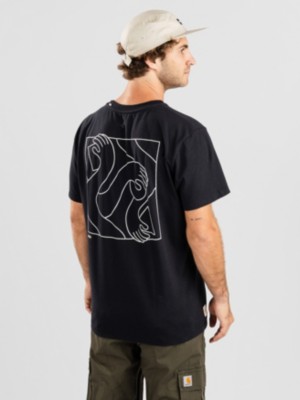 Globe "globe stacks on t-shirt noir"
