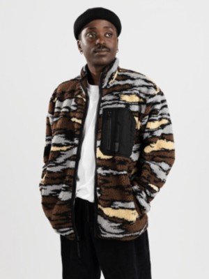 Volcom "volcom muzzer fuzzar zip jacket marron"