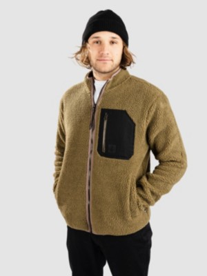 Volcom "volcom muzzer fuzzar zip jacket marron"