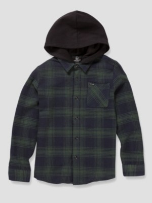 Volcom "volcom tone stone hooded shirt vert"