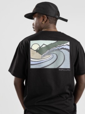 Rip curl "rip curl vaporcool rogue t-shirt noir"