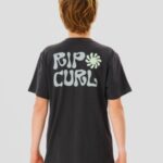 Rip curl "rip curl swc psych stack t-shirt noir"