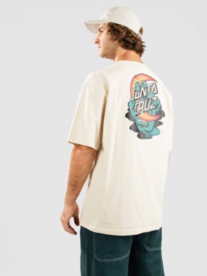 Santa cruz "santa cruz screaming delta moon t-shirt blanc"