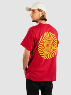Spitfire "spitfire classic swirl t-shirt rouge"
