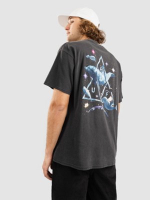 Huf "huf space dolphins washed t-shirt noir"