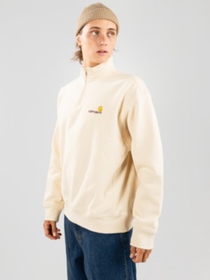 Carhartt wip "carhartt wip american script zip hoodie blanc"