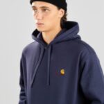 Carhartt wip "carhartt wip american script hoodie bleu"