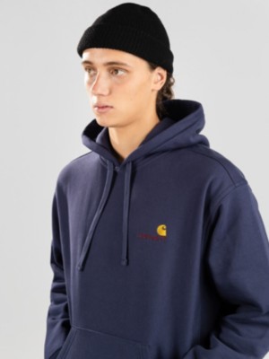 Carhartt wip "carhartt wip american script hoodie bleu"