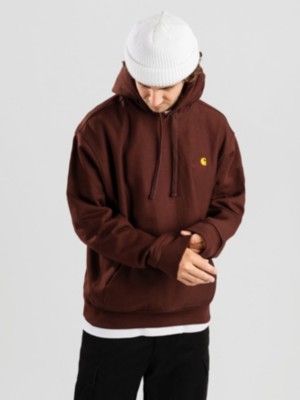 Carhartt wip "carhartt wip american script hoodie rouge"
