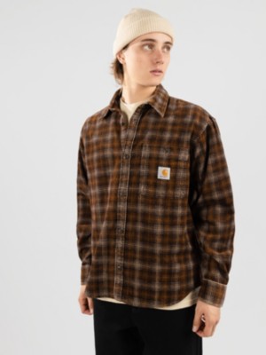 Carhartt wip "carhartt wip flint shirt marron"