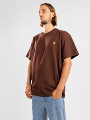 Carhartt wip "carhartt wip american script t-shirt rouge"