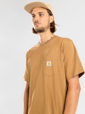 Carhartt wip "carhartt wip pocket t-shirt marron"