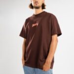 Carhartt wip "carhartt wip bubble script t-shirt rouge"