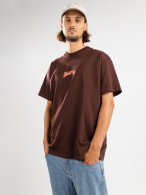 Carhartt wip "carhartt wip bubble script t-shirt rouge"