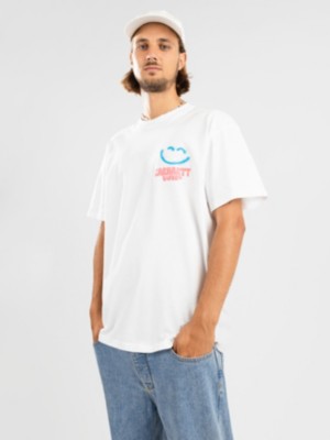 Carhartt wip "carhartt wip happy script t-shirt blanc"