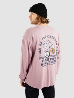 Vans "vans free as a checker bird long sleeve t-shirt violet"
