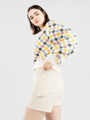 Vans "vans all over crew sweater blanc"