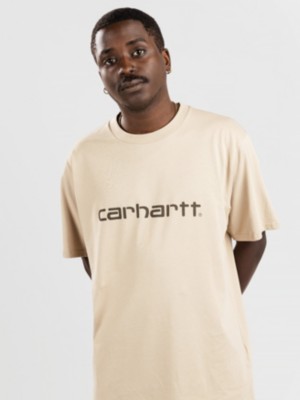 Carhartt wip "carhartt wip script t-shirt marron"