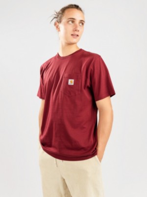 Carhartt wip "carhartt wip pocket t-shirt rouge"
