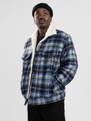 Levis "levi's vtg fit sherpa trucker jacket vert"
