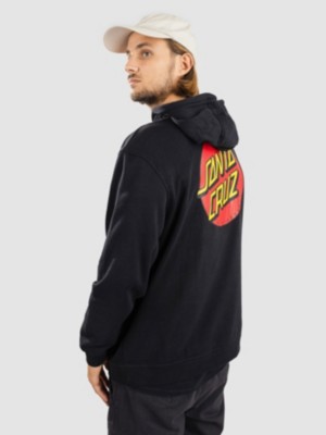 Santa cruz "santa cruz classic dot chest hoodie noir"