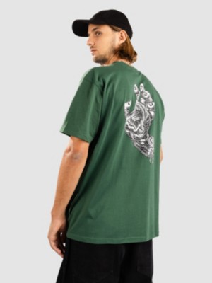 Santa cruz "santa cruz alive hand t-shirt vert"