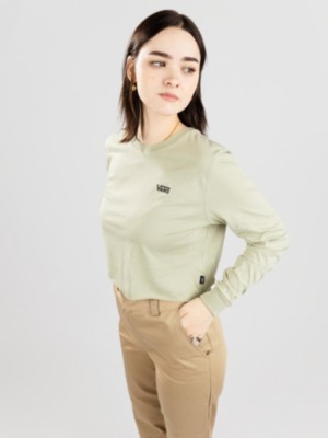 Vans "vans junior v crop long sleeve t-shirt vert"