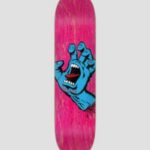 Santa cruz "santa cruz screaming hand 7.8"" skateboard deck rose"